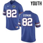 Youth Florida Gators #82 Moral Stephens NCAA Nike Blue Authentic Stitched College Football Jersey ZLI8062LE